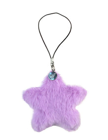  Purple Fluffy Star Charm Accessory