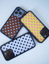 Polka Dot | Brown and Blue iPhone Case