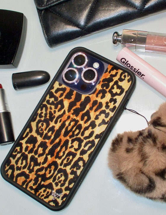 Fuzzy Leopard Heart w/ WF Charm Accessory