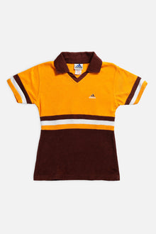  Vintage Adidas Collared Terry Tee - Women's S