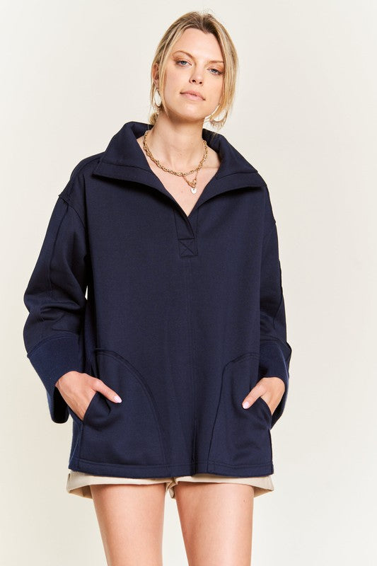 Oversized Knit Top
