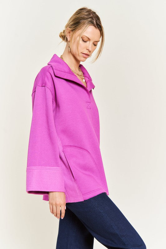 Oversized Knit Top