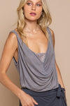 Lace Twist Knit Top