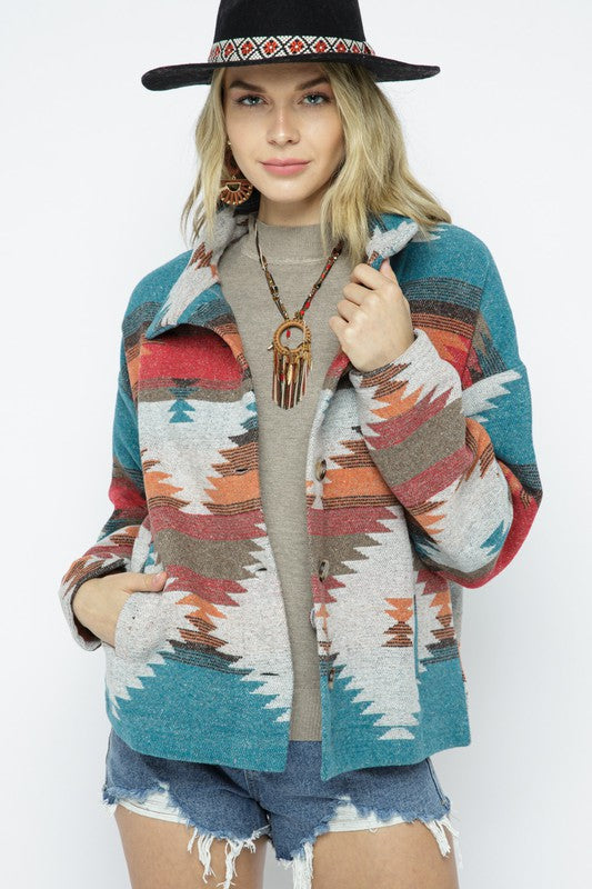 Lightweight Print Jacket