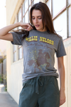 Willie Nelson On The Road Heather Tee
