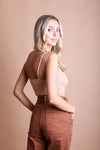 Contour Rib Knit Brami/Light Colors