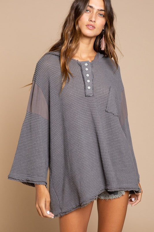 Bell Sleeve Oversized Sweater Top