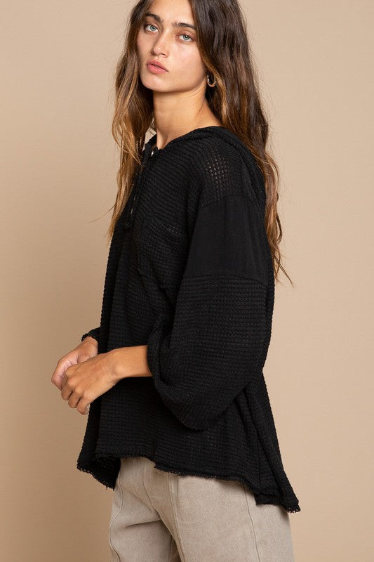 Bell Sleeve Oversized Sweater Top
