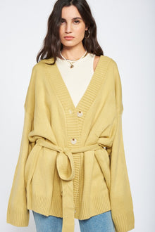  Oversized Tie Cardigan