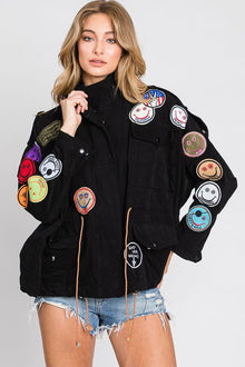  Smiley Patch Jacket