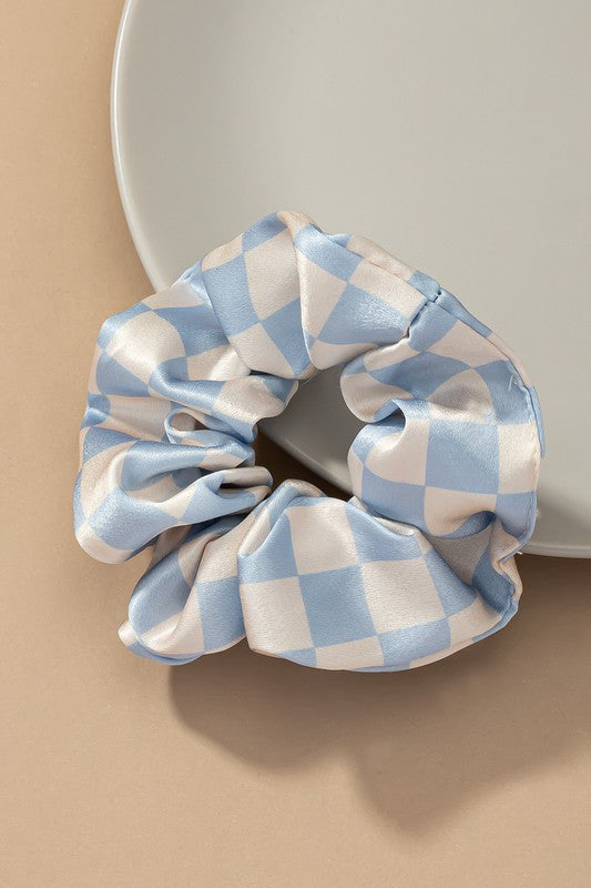 Checkered Scrunchies