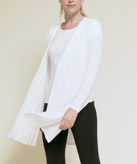 Longline Waist Tie Cardigan
