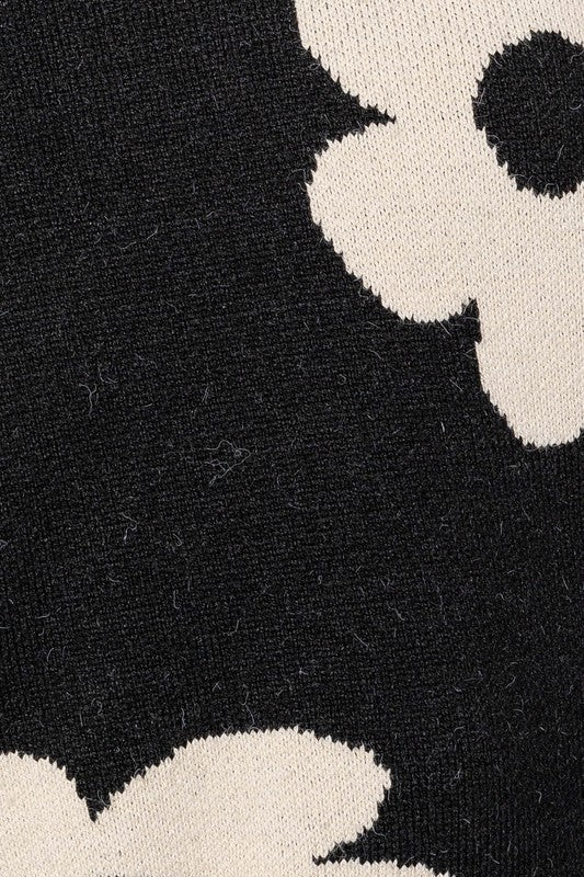 Big Daisy Cropped Sweater