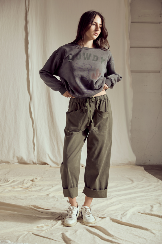 Peanuts Howdy From Charlie - Black