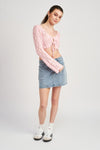 Crochet Tie Front Top