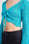 Crochet Tie Front Top