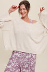 Light Weight Crop Knit Pullover