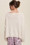 Light Weight Crop Knit Pullover