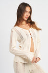 Ladder Sheer Cardigan