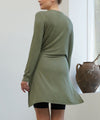 Longline Waist Tie Cardigan