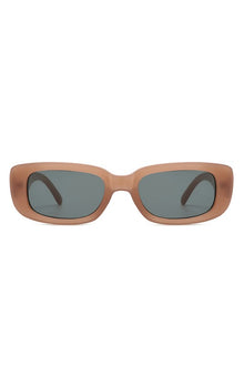  Rectangle Narrow Retro Fashion Slim Sunglasses