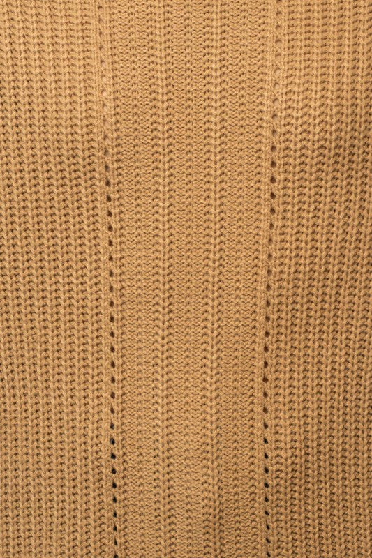 Taupe Balloon Sleeve Sweater