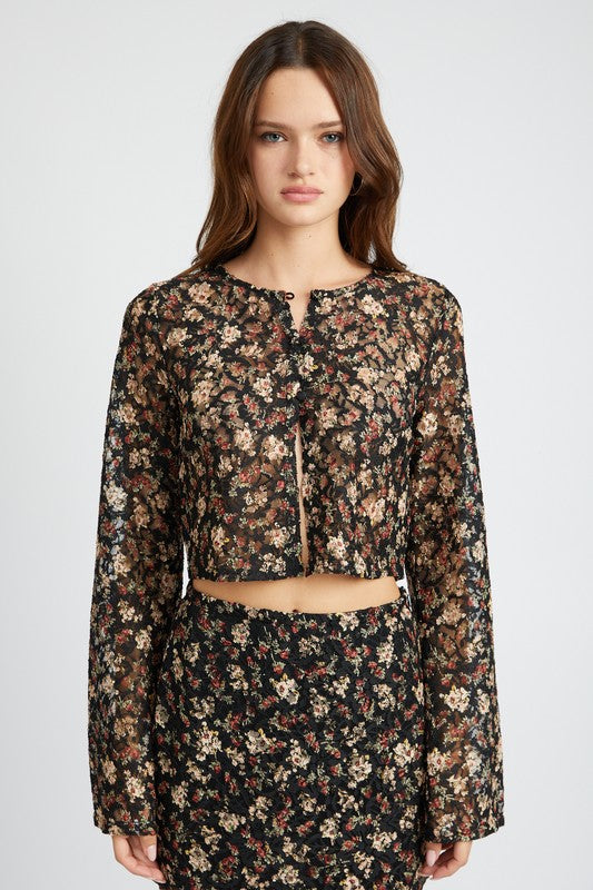 Floral Belle Sleeve Top