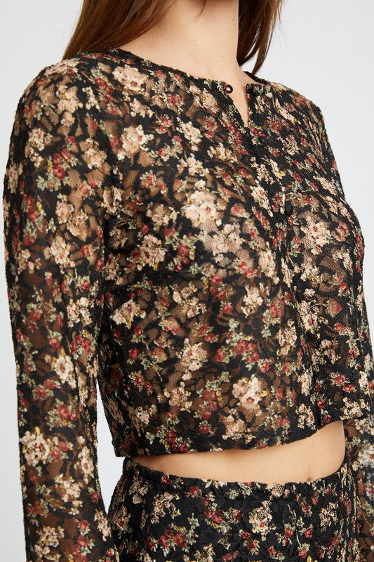 Floral Belle Sleeve Top
