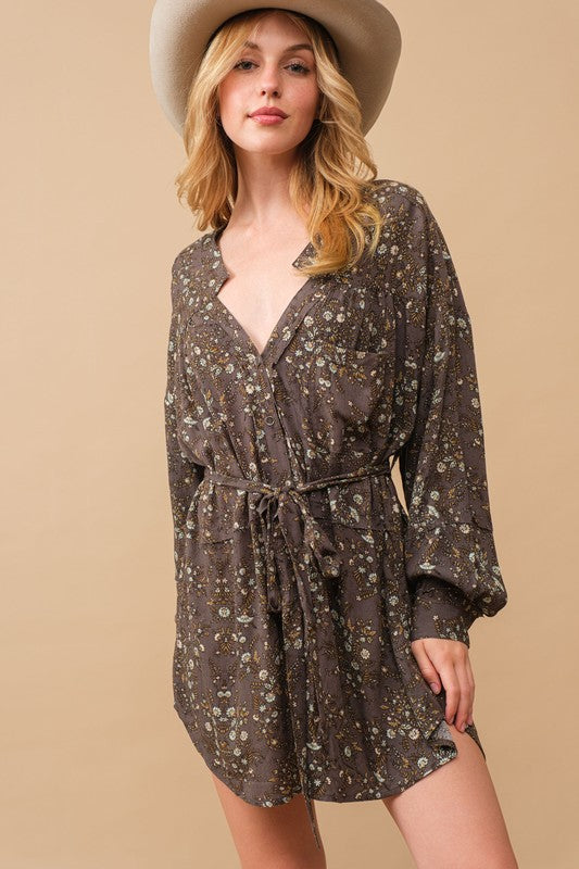 Ditsy Floral Shift Dress