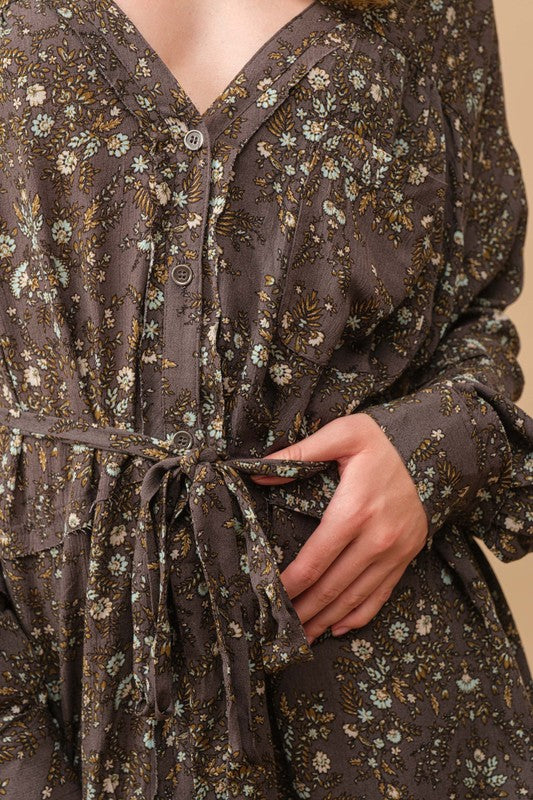 Ditsy Floral Shift Dress