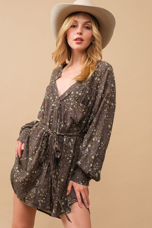 Ditsy Floral Shift Dress