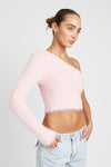 One Shoulder Sweater Top