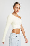 One Shoulder Sweater Top