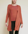 Longline Waist Tie Cardigan