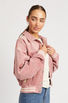 Rose Bomber Jacket