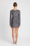 L/S All That Glitters Mini Dress