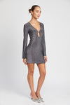 L/S All That Glitters Mini Dress