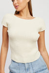 Soft Open Back Top