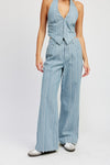 Stripe Wide Leg Pants