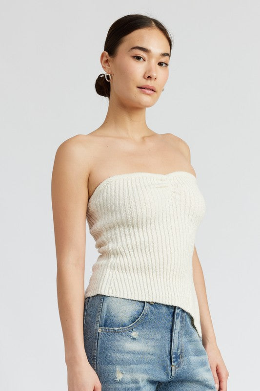Asymmetrical Tube Top