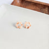 Flower Studs - Peach
