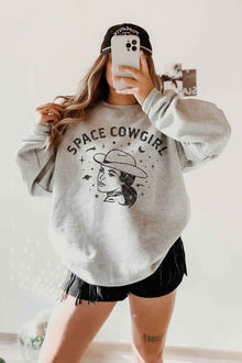 Space Cowgirl Graphic Sweatshirt
