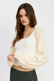  Blouson Sleeve Bolero