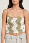 Wavy Crochet Top