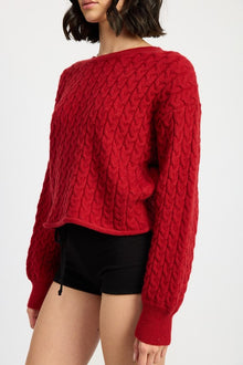  Cable Knit Sweater