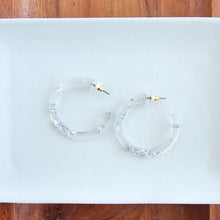  Camy Hoops - Silver Foil
