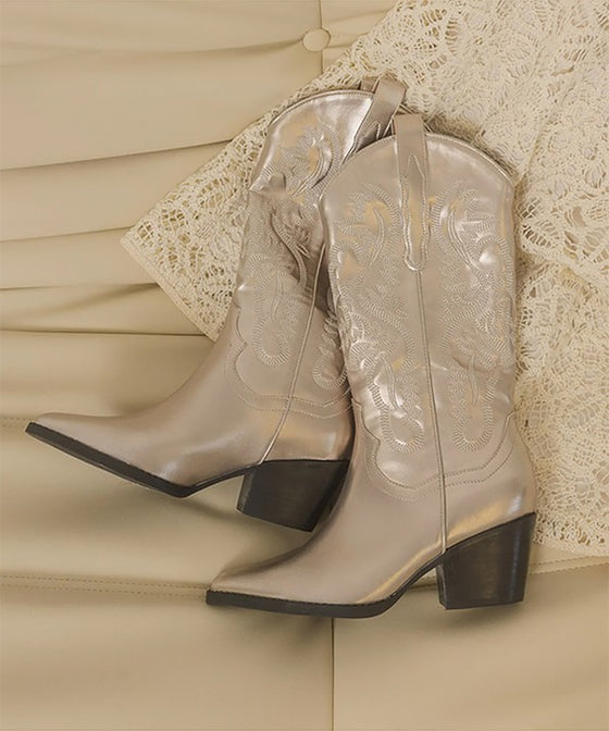 Amaya Boot- Champagne