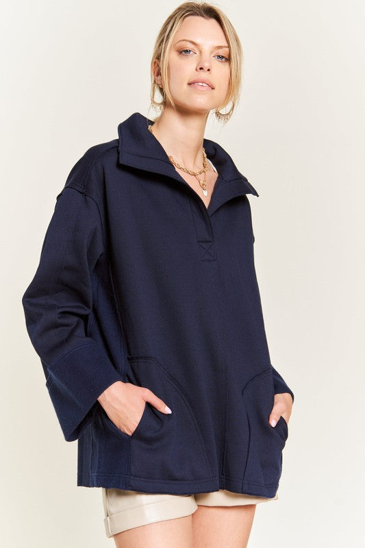 Oversized Knit Top