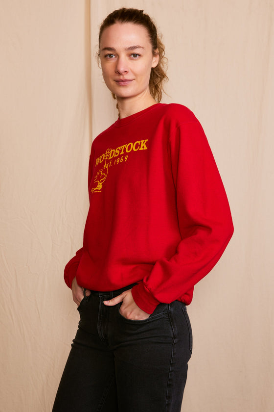 Peanuts Woodstock Authentic Vintage Crewneck