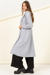 Bliss French Terry Hooded Coat
